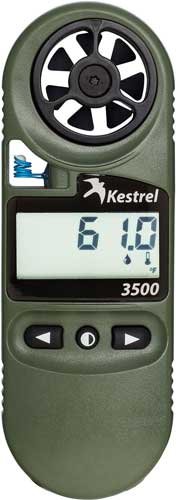 Kestrel 3500NV Weather Meter - Digital Psychrometer OD Green