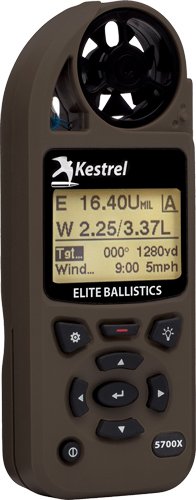 Kestrel 5700X Wez W/ Applied - Ballistics Flat Dark Earth