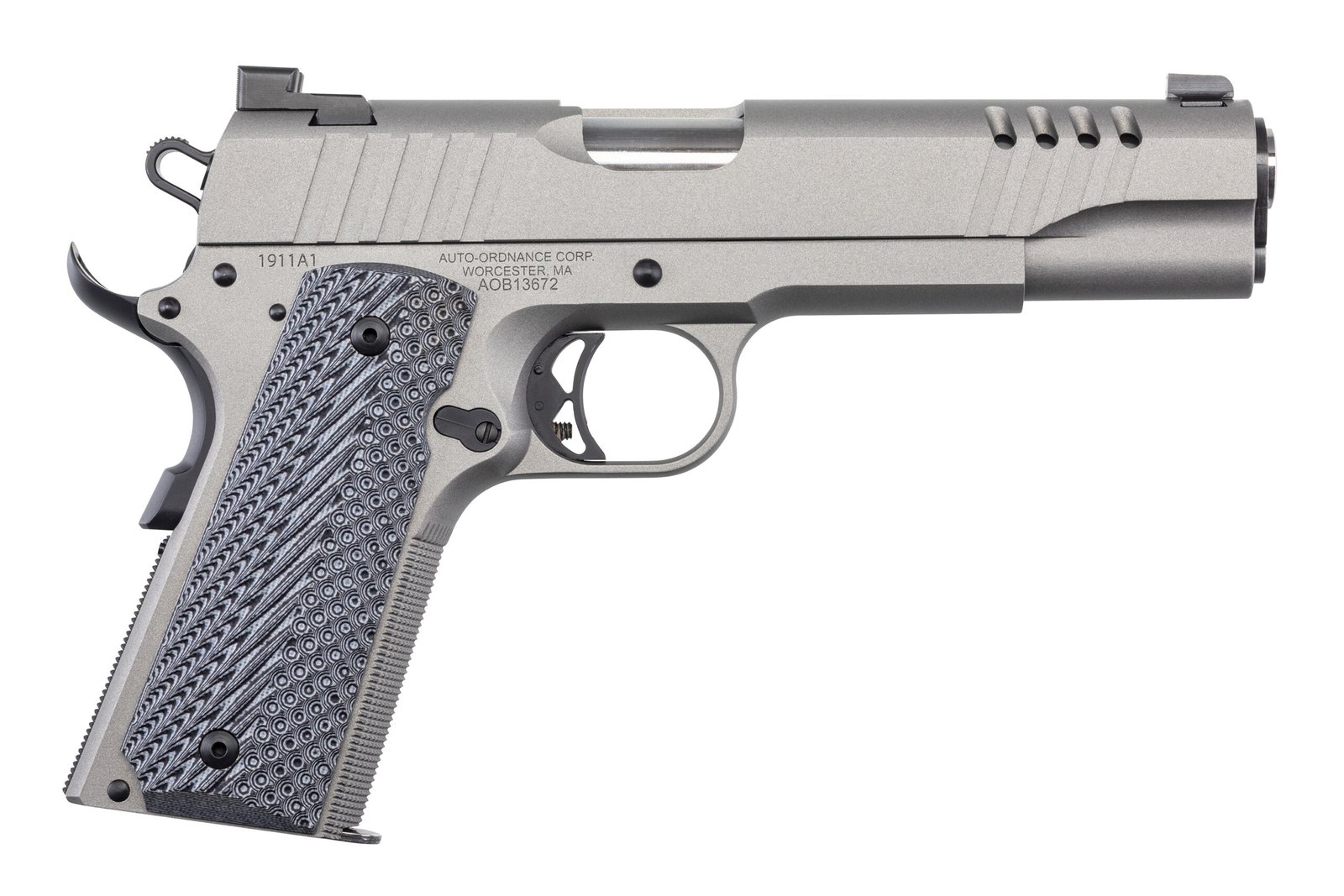 Auto-Ordnance - Thompson 1911 45ACP Stainless 7+1 #