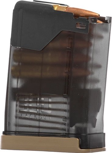 Lancer Magazine L5AWM AR-15 - 300BLK 10RD Translucent Smoke - Image 2