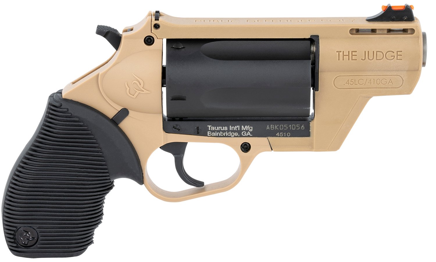 Taurus Pub Def Poly 410/45 FDE/BLK 2"