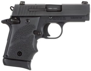 SIG Sauer P938 9mm Nitron BLK Ruber AMBI