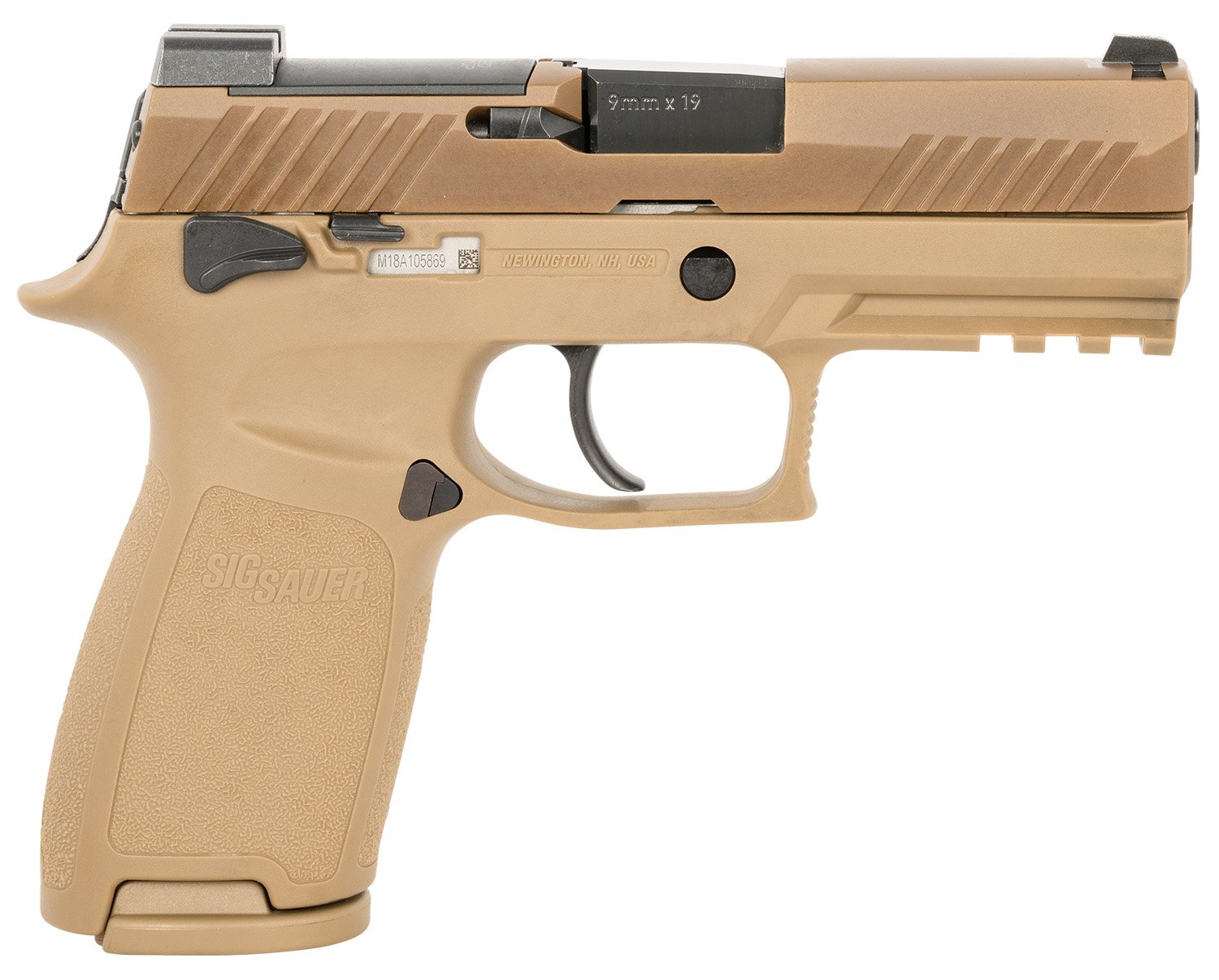 SIG Sauer P320 M18 9mm Coy 10+1 MS Cali