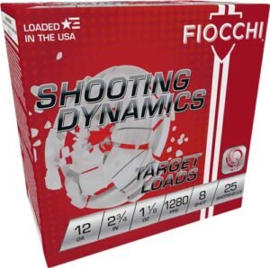 Fiocchi 12GA 2.75" 1-1/8OZ #8 - 1280FPS 250RD Case Lot
