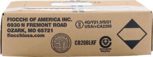 Fiocchi 20GA 2.75" 3/4OZ #7.5 - 1075FPS 250RD Case Lot