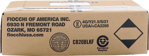 Fiocchi 20GA 2.75" 3/4OZ #7.5 - 1075FPS 250RD Case Lot