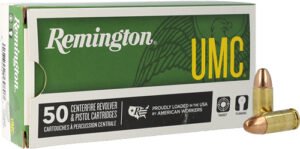 Remington Umc 9mm Luger 115GR - FMJ 50RD 10BX/CS