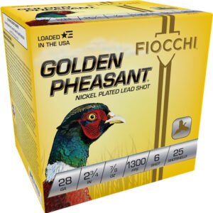 Fiocchi Golden Pheasant 28GA - 2.75" 7/8OZ #6 25RD 10BX/CS