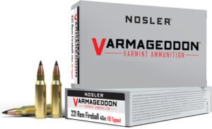 Nosler Varmageddon 221 REM - Fireball 40GR FBT 20RD 10BX/CS
