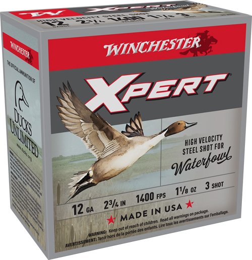 Winchester Xpert 12GA 2.75" - 1-1/8OZ #3 1400FPS 25RD 10BX/C