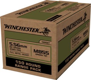 Winchester USA 5.56X45 62GR - Green Tip 600RD Case Lot