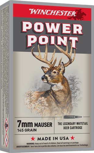 Winchester Super-X 7X57 Mauser - 145GR Power Point 20RD 10BX/CS