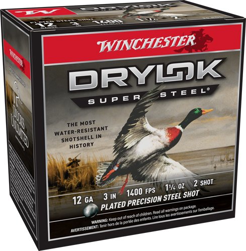 Winchester Drylok 12GA 3" - 1-1/4OZ #2 25RD 10BX/CS - Image 2
