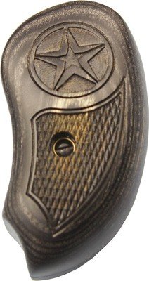 Bond Arms Grip Extended Ash - Lam. Black/Grey W/Laser Star