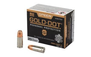 SPR Gold Dot 9mm+P 124GR HP 20/200