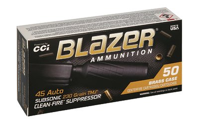 Cci Blazer Brass 45ACP Sup 230GR TMJ - Image 2