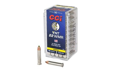 Cci 22WMR 30GR Varmint Tip 50/2000