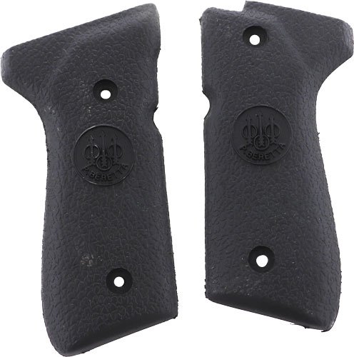 Beretta Grips 92/96 Series - Rubber Smooth Black