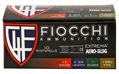 Fiocchi 12GA Aero Slug HV 10/250