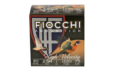 Fiocchi 20GA #7.5 HV LD Hunt 25/250
