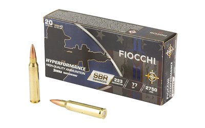 Fiocchi Hypr SBR 223REM 77GR 20/200