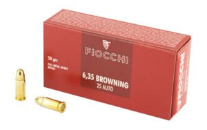 Fiocchi 25ACP 50GR FMJ 50/1000