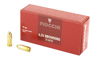 Fiocchi 25ACP 50GR FMJ 50/1000