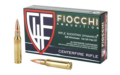 Fiocchi 308WIN 150GR FMJBT 20/200