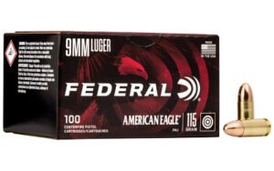 FED Am Eagle 9mm 115GR FMJ 100/500