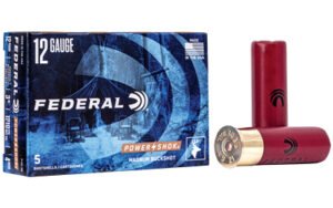 FED Pwrshk 12GA 3" MG #4 BCK 5/250