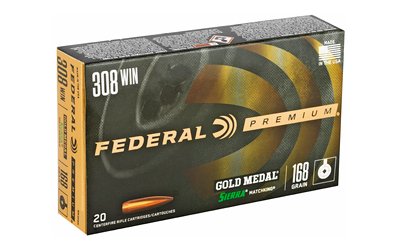 FED Gold MDL 308WN 168GR BTHP 20/200 - Image 2