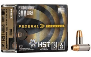 FED PRM HST 9mm 124GR JHP 20/200