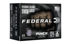 FED Punch 9mm 124GR Punch JHP 20/200