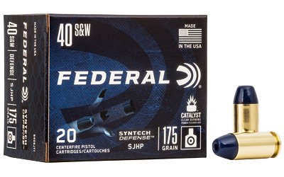 FED Syn Def 40S&W 175GR SJHP 20/200