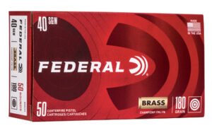 FED Champ 40S&W 180GR FMJ BRSS 50/1