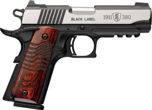 Browning 1911-380 Black Label - Med Pro 380ACP 3.62" Rail 250