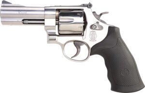 S&W 610 .10mm 4" As 6-Shot - Stainless Steel Rubber