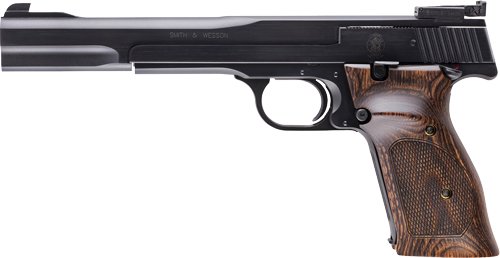S&W 41 22LR 7" As - 10SH-Ats-TS-DT Blued Wood - Image 2