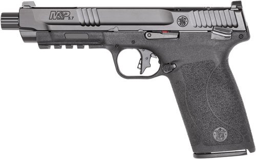 S&W M&P 5.7 Thumb Safety 5" - 2-22 RD Mags Optic Cut Black