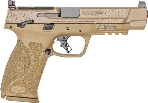 S&W M&P9 M2.0 9mm 5" Optic - Ready 17-Shot Thumb Safety FDE - Image 2