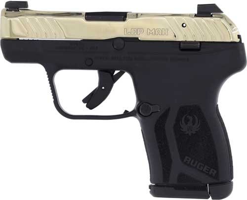 Ruger LCP Max 380ACP Front - Night SGT Champagne PVD Slide - Image 2