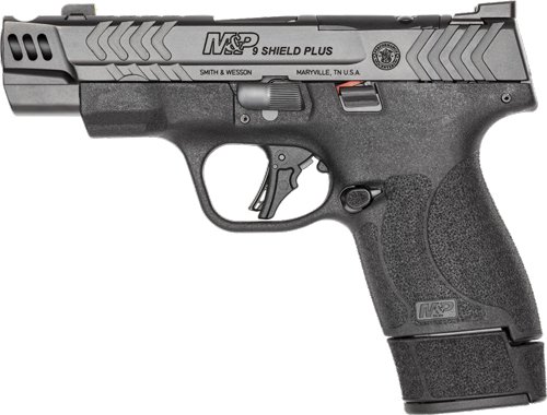 S&W M&P9 PC Shield Plus Comp - 9mm 10/13/15 RD Mags No TS 4"