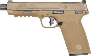 S&W M&P 5.7 No Thumb Safety 5" - 2-22 RD Mags Optic Cut FDE