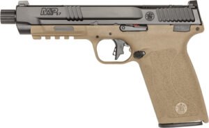 S&W M&P 5.7 No Thumb Safety 5" - 2-22 RD Mags Optic Cut FDE/BLK