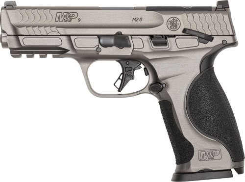 S&W M&P9 M2.0 Metal 9mm 4.25" - 10-Shot Gray Cerakote CA Compl - Image 2