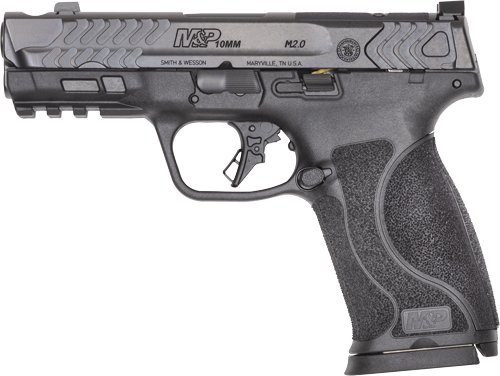 S&W PC M&P 10mm M2.0 4" NS - 15-RD Ported Or Black - Image 2