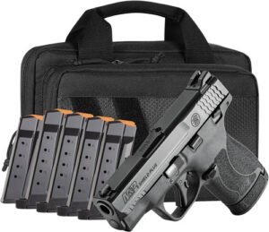 S&W M&P9 Shield Plus 9mm TS - 6 Mags 3.1" Black Bundle