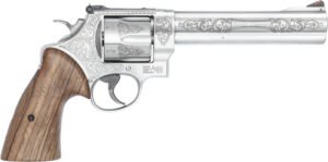 S&W 629 Engraved 44 MAG 6.5" - 6-Shot Walnut Grips SS