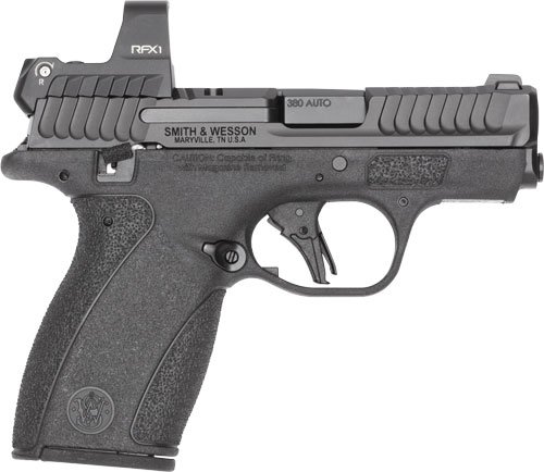 S&W Bodyguard 2.0 RFX1 Sight - 380ACP 10/12 RD MAG BLK Safety