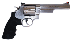 S&W 629 44MAG 6" As 6-Shot - Stainless Steel Rubber